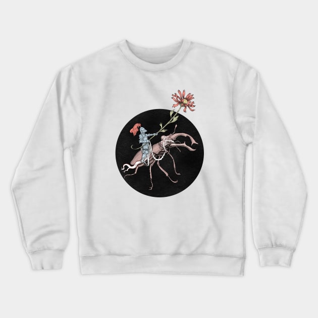 Gentle Knight Crewneck Sweatshirt by Melgrati Illustrator